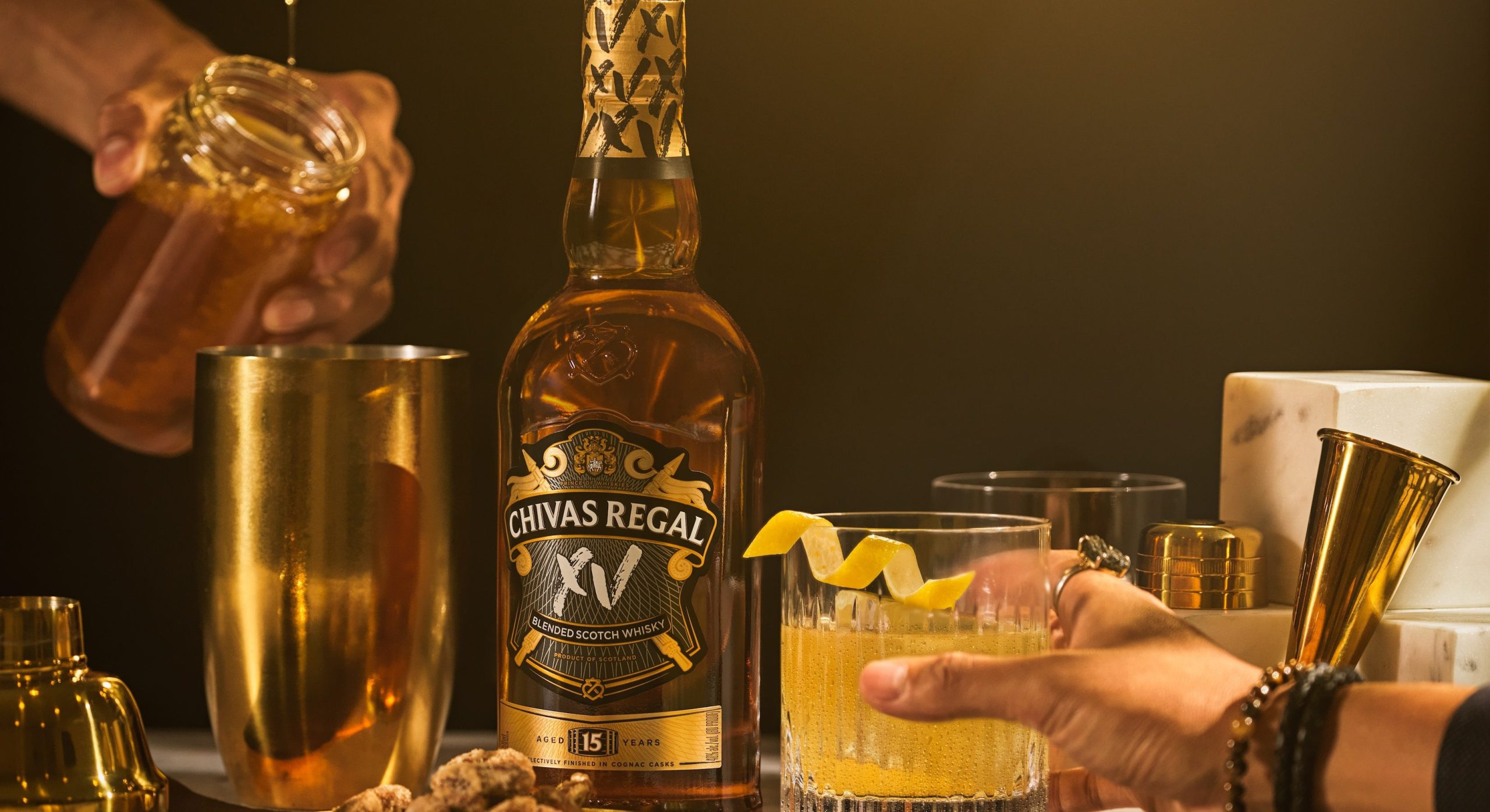 Chivas Regal XV Whisky Cocktail Gold Rush