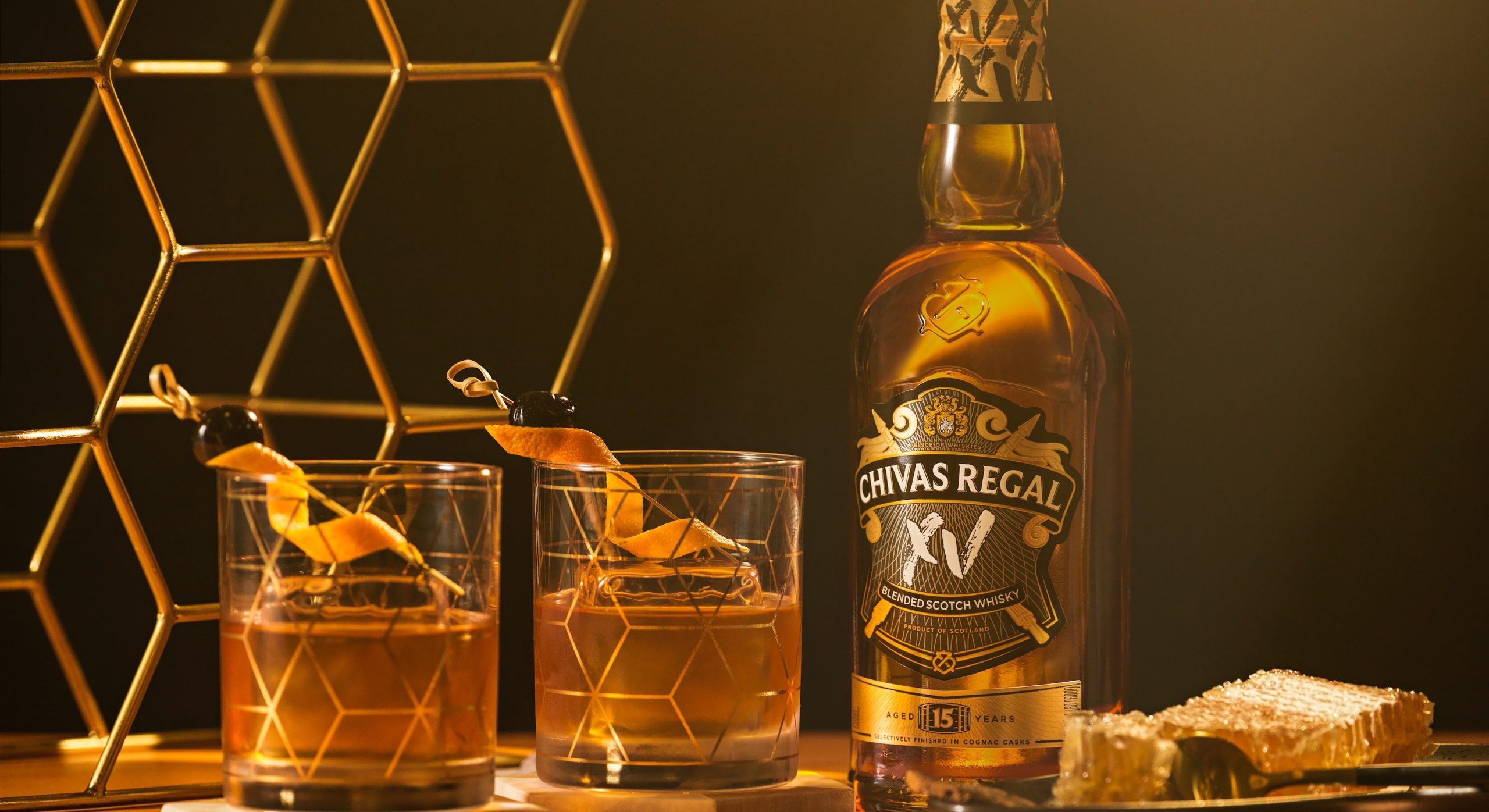 Chivas Regal XV Cocktail Honey Old Fashioned Whisky