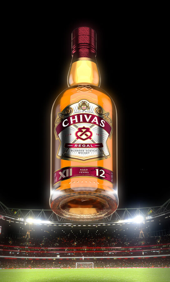 Chivas Regal x Arsenal FC partnership