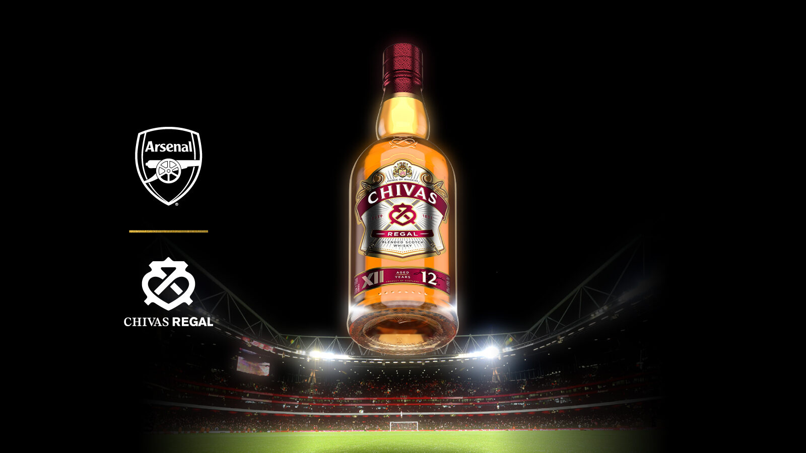 Chivas Regal x Arsenal FC partnership